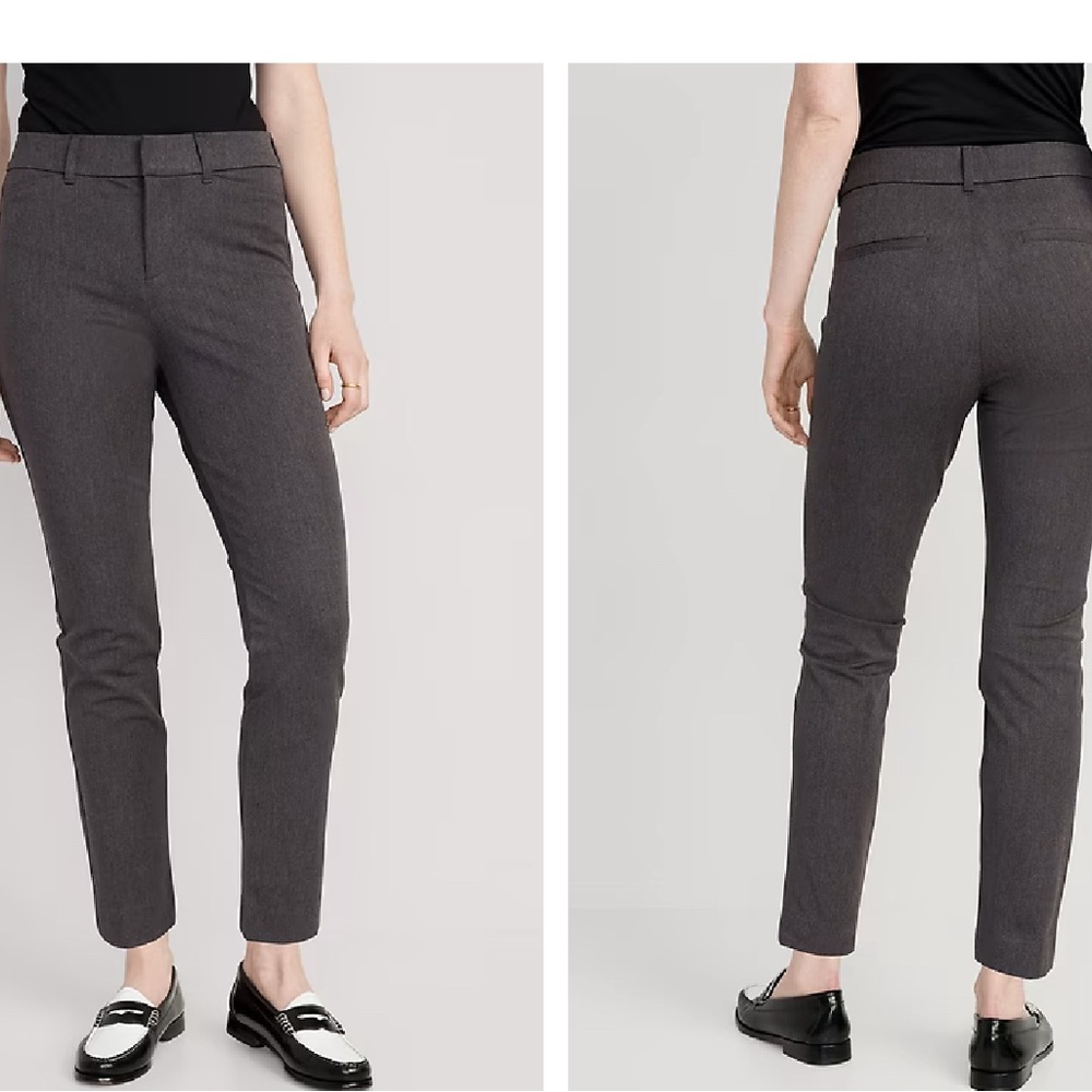 Old Navy pixie  Charcoal Ankle Pants